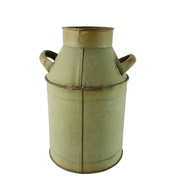 Milk Bucket Planter Floral Base Craft Item Farmhouse Decor Rustic Decor 10" Tall - Picture 5 of 8
